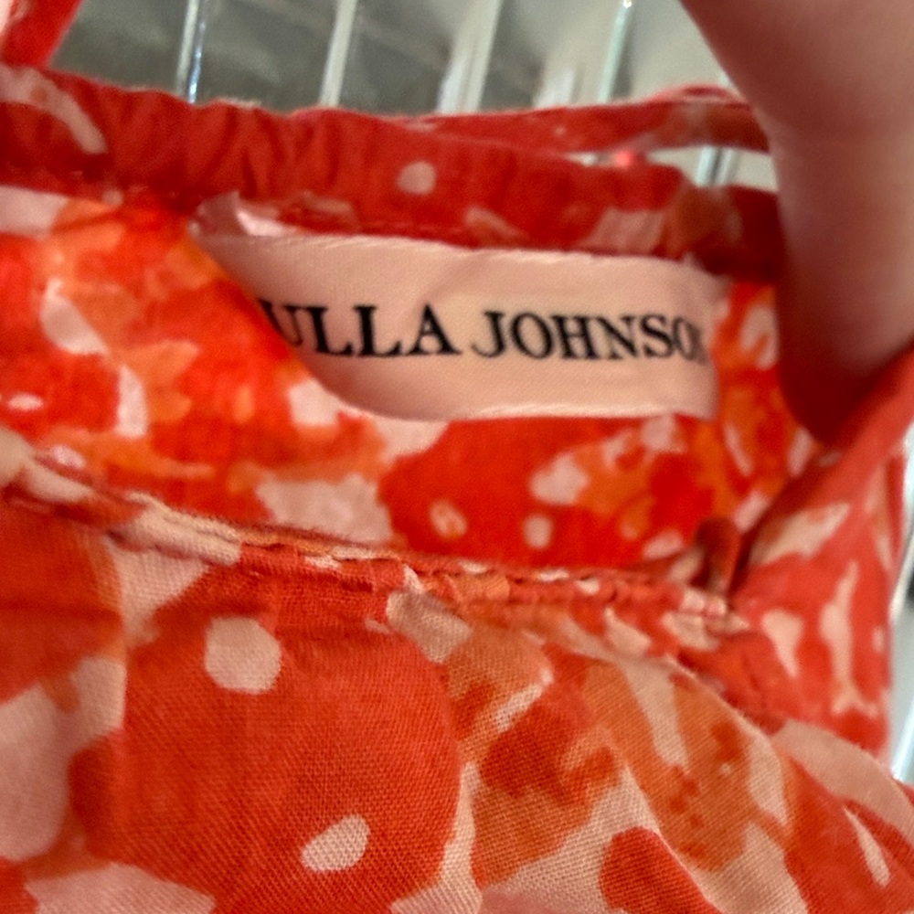 Ulla Johnson Red Floral Maxi Dress - Picture 2 of 7
